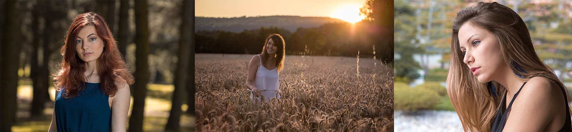 Bannière de présentation d'un shooting photo.