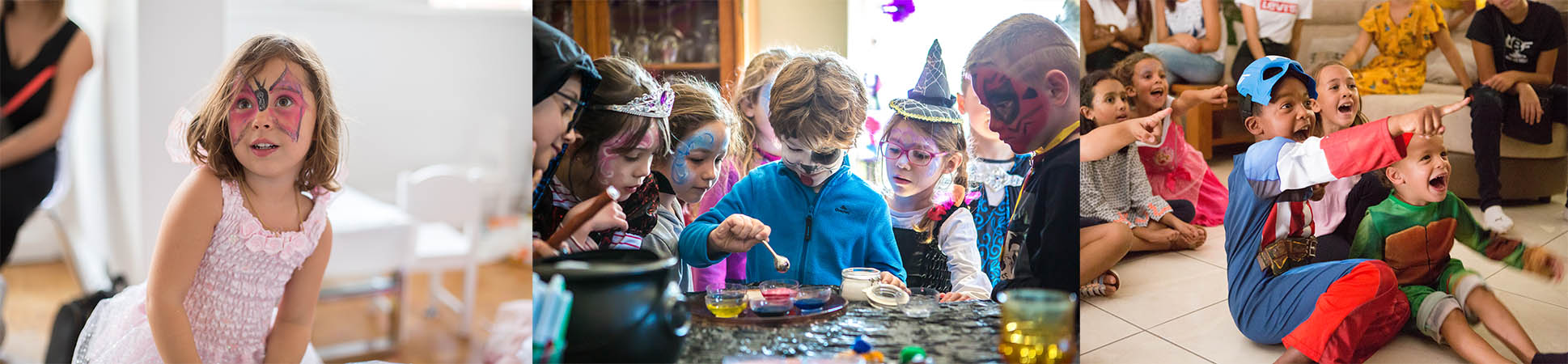 Bannière de présentation d'un reportage photo d'anniversaire.