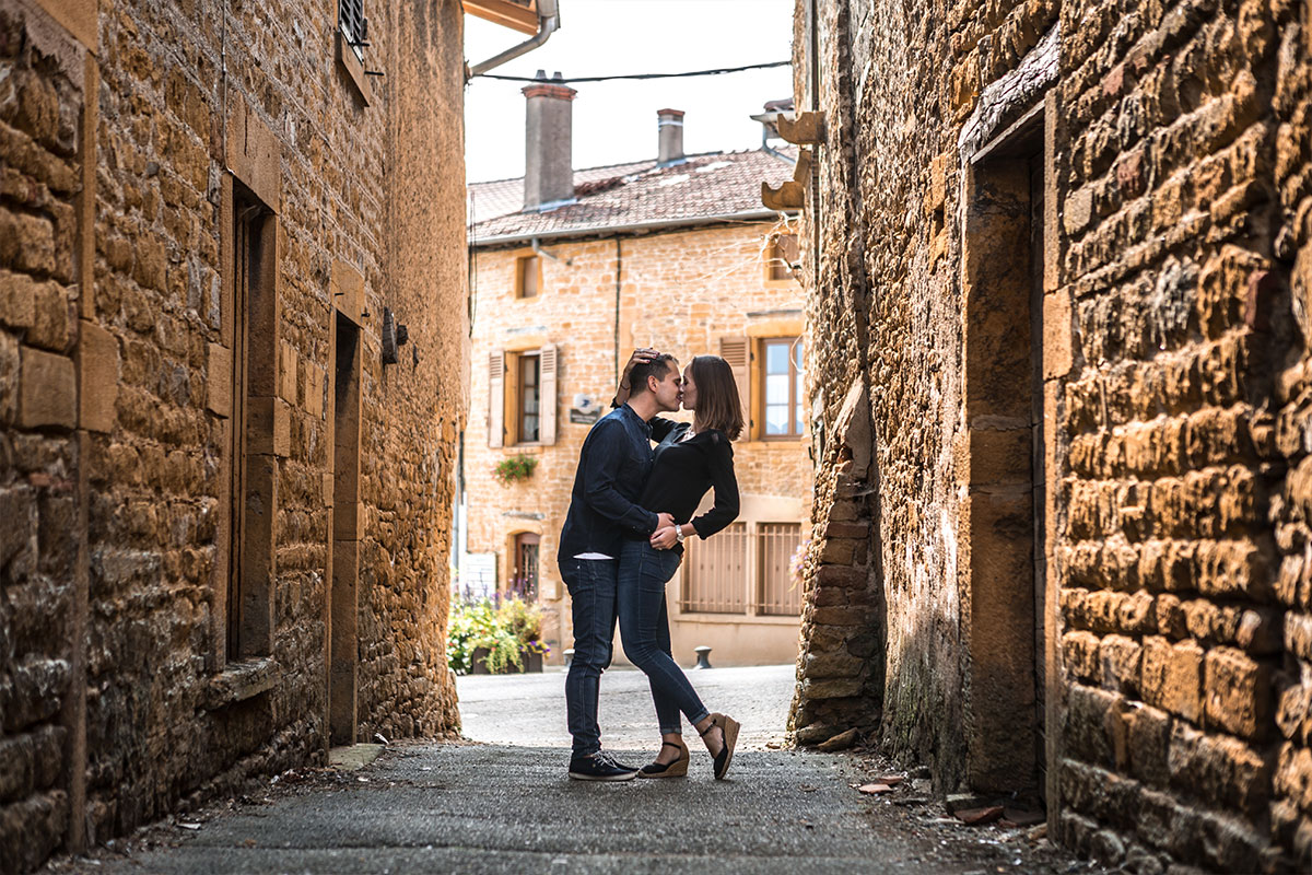 Bannière de présentation d'une séance de couple.